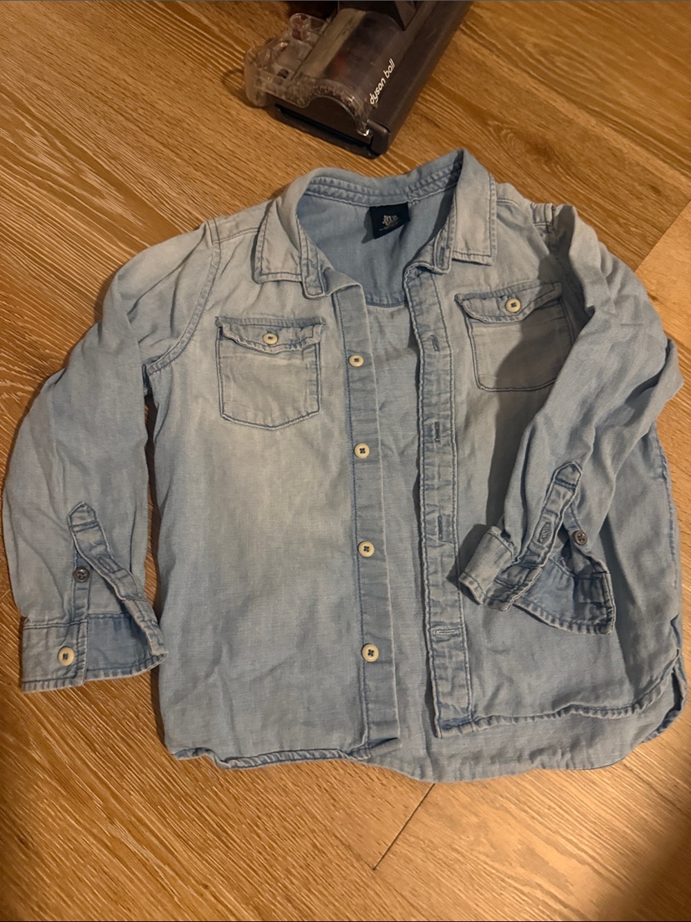 H&M Light Blue Denim-Style Shirt